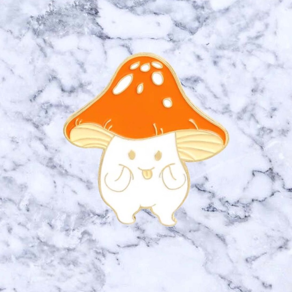 Silly Shroom Enamel Pin